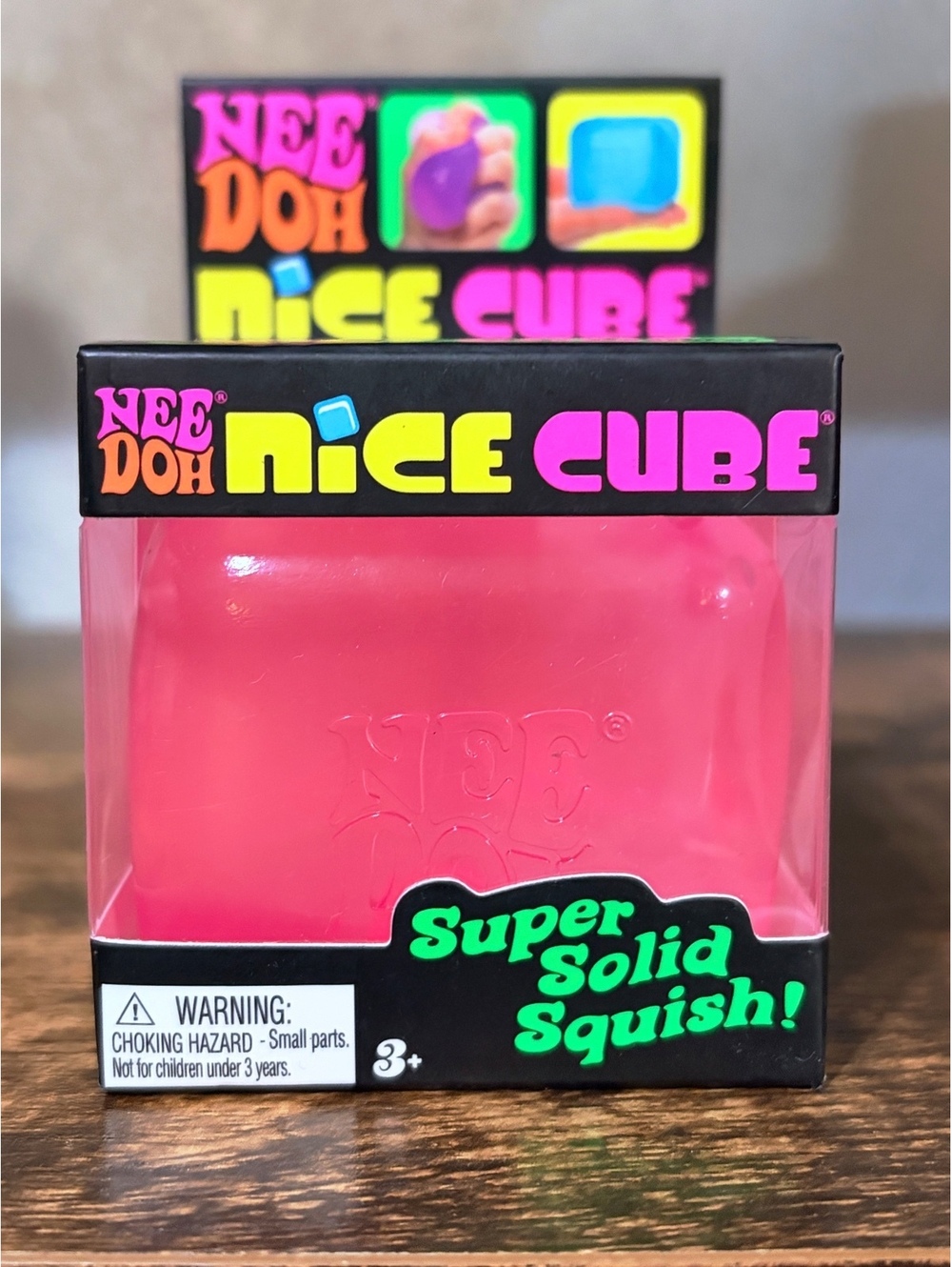 NeeDoh Nice Cube Pink Authentic